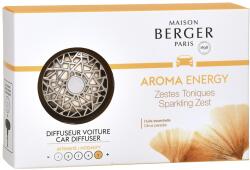 Maison Berger Paris Set odorizant masina Maison Berger Aroma Energy Zestes toniques + rezerva ceramica (006402)