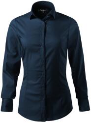 MALFINI Női hosszú ujjú ing Dynamic - Tengerészkék | 2XL (2630217)