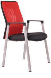 Office Pro Scaun de conferinta ergonomic OfficePro Calypso Meeting Culoare: roșu