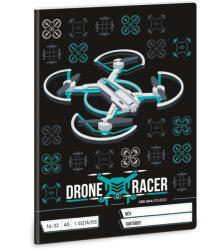 Ars Una Füzet iskolai A5, 32lap, vonalas 14-32 1. osztályos DRONE RACER (5131) 22 10db/csomag (55503)