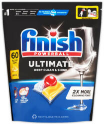 Finish Ultimate Deep Clean & Shine mosogatógép tabletta 60db - Citrom
