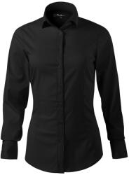 MALFINI Női hosszú ujjú ing Dynamic - Fekete | XL (2630116)