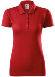 MALFINI Női puha galléros póló Single J. - Piros | 2XL (2230717)