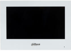 Dahua IP video kaputelefon - VTH2621GW-P (beltéri egység, 7" touch screen, 1024x600, PoE, SD, I/O, H. 265, fehér) (VTH2621GW-P) - shop
