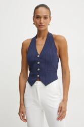 Marciano Guess mellény SIDNEY sötétkék, egysoros gombolású, 5RGN06 7254A - sötétkék 40