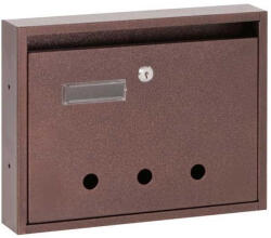 Gomboss/Perfekto Lépcsőházi Postaláda (MONACO) 310Mm X 230Mm X 60Mm lefele nyíló BRONZ (82-P00014-64-CS)