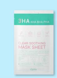 Esfolio Nyugtató szövetmaszk 3HA Clear Soothing Mask Sheet - 25 ml / 1 db