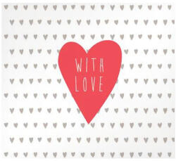  MFP Szalvéta 33 x 33 cm 3 rétegű 20 Lap/Csomag With Love (MFP2011005)