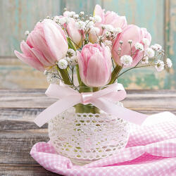 Ti-Flair Szalvéta 33 x 33 cm 3 Rétegű 20 lap/Csomag Romantic Bouquet (AAC671)