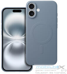 SILICONE MAG COVER case compatible with MagSafe for IPHONE 16e light blue