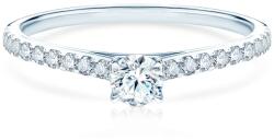SAVICKI Inel de logodnă Share Your Love: aur alb, diamant de laborator - savicki - 4 059,00 RON