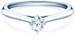 SAVICKI Inel de logodnă The Light: aur alb, diamant de laborator - savicki - 2 979,00 RON
