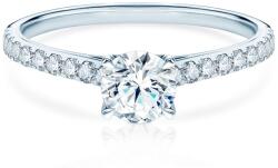SAVICKI Inel de logodnă Share Your Love: aur alb, diamant de laborator - savicki - 6 468,00 RON