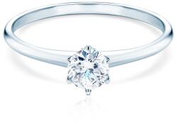 SAVICKI Inel de logodnă The Journey: aur alb, diamant de laborator - savicki - 3 389,00 RON