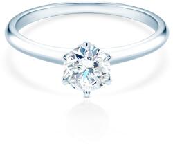SAVICKI Inel de logodnă The Journey: aur alb, diamant de laborator - savicki - 5 039,00 RON