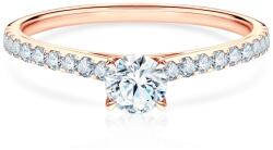 SAVICKI Inel de logodnă Share Your Love: aur roz, diamant de laborator - savicki - 4 075,00 RON