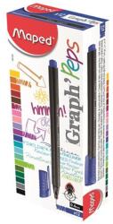 Maped Tűfilc, 0, 4 mm, MAPED "Graph`Peps", sötétkék (IMA749120) - fiorex