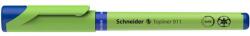 Schneider Tűfilc, 0, 4 mm, cserélhető betétes, újrahasznosított tolltest, SCHNEIDER "Topliner 911", kék (TSCTOP911RK) - fiorex