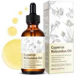 NOVA KISS Ulei Cyperus Rotundus pentru Reducerea Cresterii Parului Nedorit, 100% Formula Naturala, NOVA KISS , 60 ml