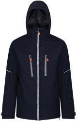 Regatta vízálló légáteresztő rejtett kapucnis kabát, RETRA208, Navy/Grey-XL (retra208nv-gr-xl)