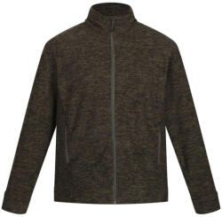 Regatta THORNLY marl férfi cipzáros polár pulóver, RETRF603, Dark Khaki Marl-2XL (retrf603dkm-2xl)