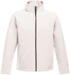 Regatta két rétegű, vízlepergető férfi softshell dzseki, RETRA628, White/Light Steel-M (retra628wh-lste-m)