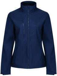 Regatta Női 3 rétegű vízlepergető softshell dzseki, RETRA613, Navy/Navy-10 (retra613nv-nv-10)
