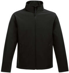 Regatta két rétegű, vízlepergető férfi softshell dzseki, RETRA628, Black/Black-L (retra628bl-bl-l)