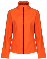 Regatta Női két rétegű, vízlepergető softshell dzseki, RETRA629, Magma/Black-L (retra629mag-bl-l)