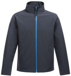 Regatta két rétegű, vízlepergető férfi softshell dzseki, RETRA628, Navy/French Blue-L (retra628nv-frb-l)