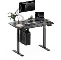 StableDesk Birou reglabil electric StableDesk, 1 motor, Touchscreen, Ridica 80 kg, Ergonomic, 3 Functii de Memorie, Sistem Anti-Coliziune, Timer, Inaltime 71-119 (SD-102-NE-R-NE-100x60)