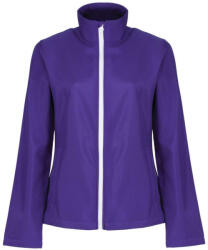 Regatta Női két rétegű, vízlepergető softshell dzseki, RETRA629, Vibrant Purple/Black-S (retra629vpu-bl-s)