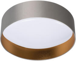 Kanlux 17, 5W, 1450 lm, 3000K, Ø400 mm, szürke/arany színű, fém házas mennyezeti spot LED lámpatest, RIFA LED (36467)