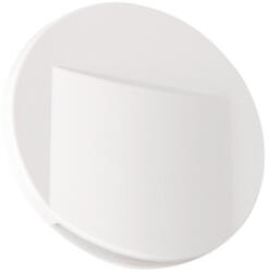 Kanlux 0, 8W, 15 lm, 12V, 4000K, Ø75 mm természetes fehér süllyeszthető kerek műanyag lépcsővilágító - 30 000 h élettartam (33323)