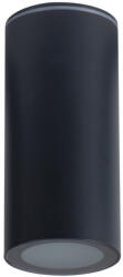 Kanlux kültéri mennyezeti spot lámpatest E14 foglalattal, IP 65, Ø70 mm, henger alakú, fekete, alumínium, AQILO (36640)
