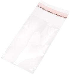  Pungi cu clapeta adeziva 80x120+40mm, 100 bucati (P2320)