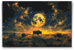 Festés számok szerint - Bika/Taurus Méret: 40x60cm, Keretezés: Műanyagtáblával