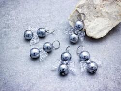 R. M. ékszer Vitalitás angyal hematit ásvány medál 5 dbos csomag (18749RM)