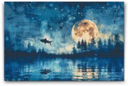  Gyémántszemes kirakó - Halak Méret: 40x60cm, Keretezés: Műanyagtáblával, Gyémántok: Kerek