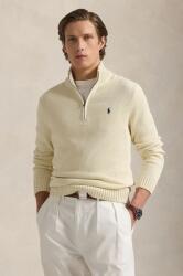 Ralph Lauren pamut pulóver meleg, sötétkék, 710859939 - bézs XL