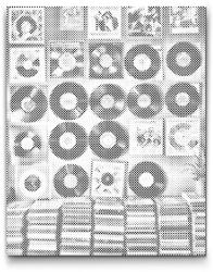  PontPöttyöző - Vinil lemezek a falon Méret: 30x40cm, Keretezés: Műanyagtáblával, Szín: Zöld