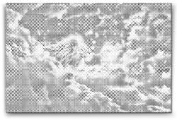 PontPöttyöző - Oroszlán Méret: 40x60cm, Keretezés: Keret nélkül (csak a vászon), Szín: Piros