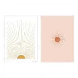 Little Dutch Poster A3 - Sunshine - Little Dutch Decoratiune camera copii