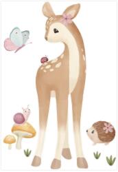Little Dutch Autocolante pentru perete - Fairy Garden - 50 x 80 - Little Dutch