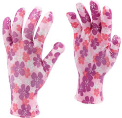 TOYA Manusi de gradinarit cu model de flori roz 8 (74121)