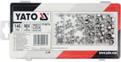 Yato Set piulite hexagonale autoblocante 146 piese M4-M12 (YT-06774)