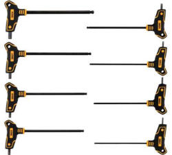 TOYA Imbus set cu maner cu capat sferic 8 piese 2, 5-10 mm (56629) Cheie imbus