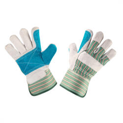 NEO TOOLS Manusi de lucru, gri-albastru, piele de vaca despicata, 10.5 (97652)
