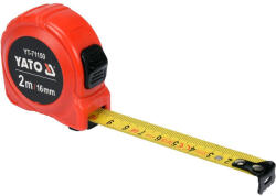 TOYA Banda de masurare 8 m x 25 mm cu suprafata antiderapanta (YT-71077)
