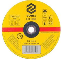 TOYA Disc de taiat metale 230x1, 6x22 mm (08639) Disc de taiere